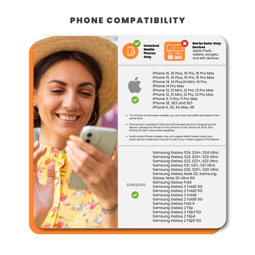 [eSIM] Europe Orange (31 Days - 100GB)