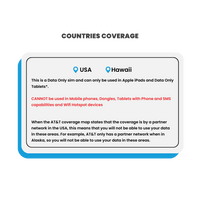 Thumbnail for [eSIM] AT&T USA Travel SIM - 15GB (USA , Canada, Mexico)