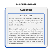 Thumbnail for Palestine Data SIM Card(12GB)