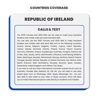 Thumbnail for Republic of Ireland Travel Sim Card (12GB)