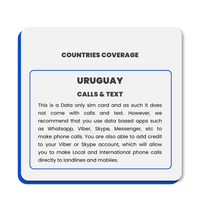Thumbnail for Uruguay Data SIM Card(12GB)