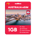 Australia eSIM: 1GB - 7 Days