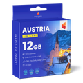 Austria Travel Sim Card (12GB)