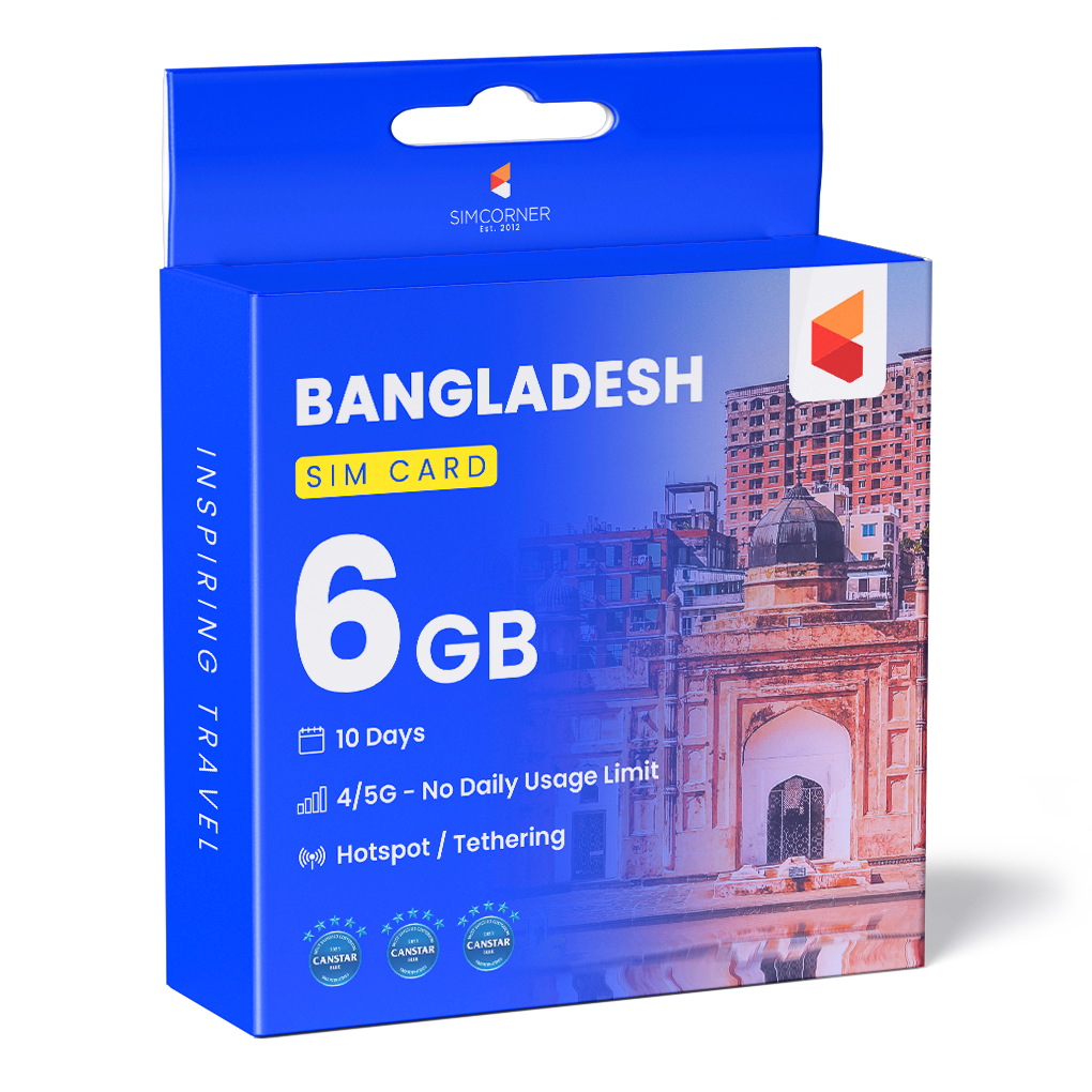 Bangladesh Data SIM Card (10 day - 6GB)