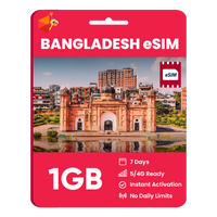 Thumbnail for Bangladesh eSIM: 1GB - 7 Days