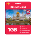 Brunei eSIM: 1GB - 7 Days