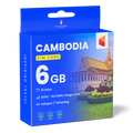 Cambodia Data SIM Card (10 day - 6GB)