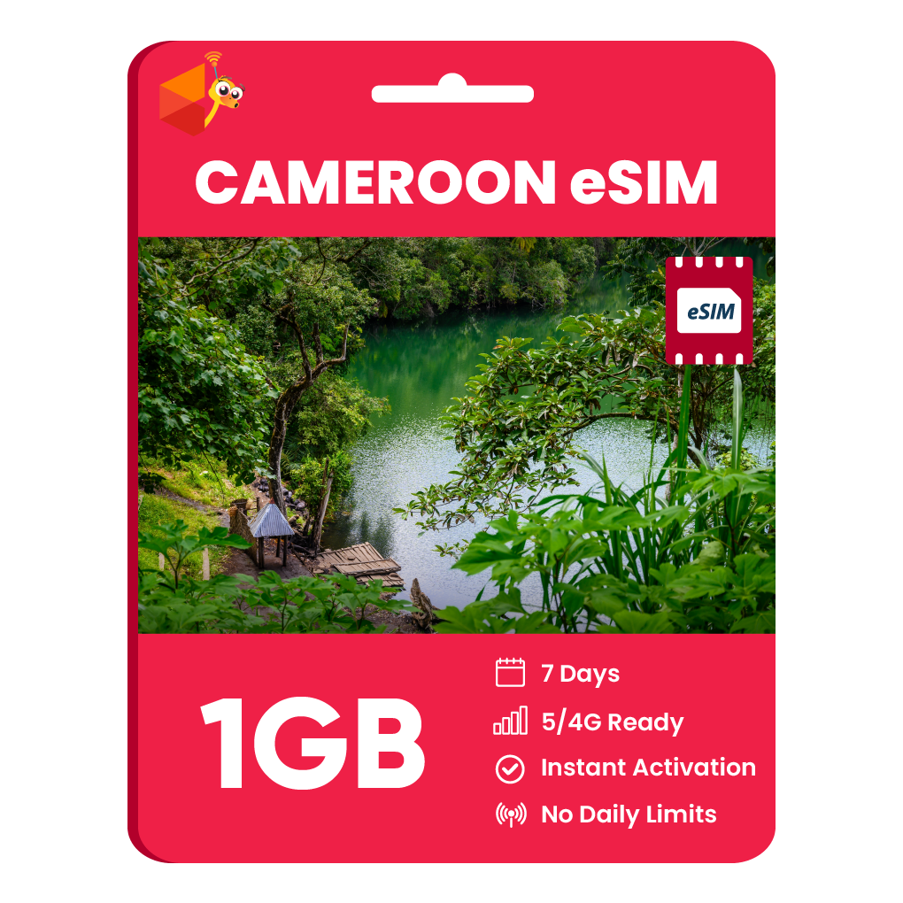 Cameroon eSIM: 1GB - 7 Days