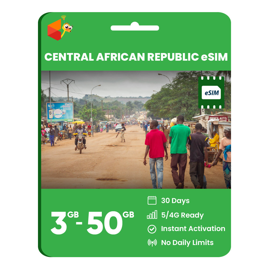 Central African Republic Data eSIM