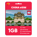 China eSIM: 1GB - 7 Days