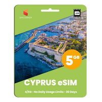 Thumbnail for Cyprus eSIM: 5GB - 30 Days - Simcorner