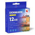 Denmark Travel Sim Card (12GB)