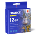 France Travel Sim Card (12GB)
