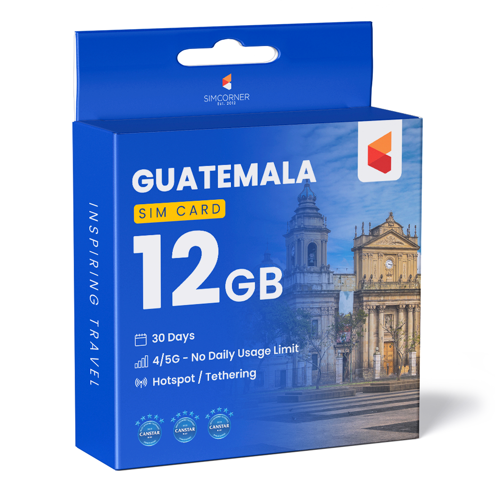 Guatemala Data SIM Card(12GB)