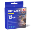 Hungary Travel Sim Card (12GB)