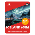 Iceland eSIM: 1GB - 7 Days