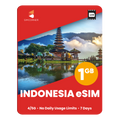 Indonesia eSIM: 1GB - 7 Days