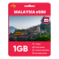 Malaysia eSIM: 1GB - 7 Days