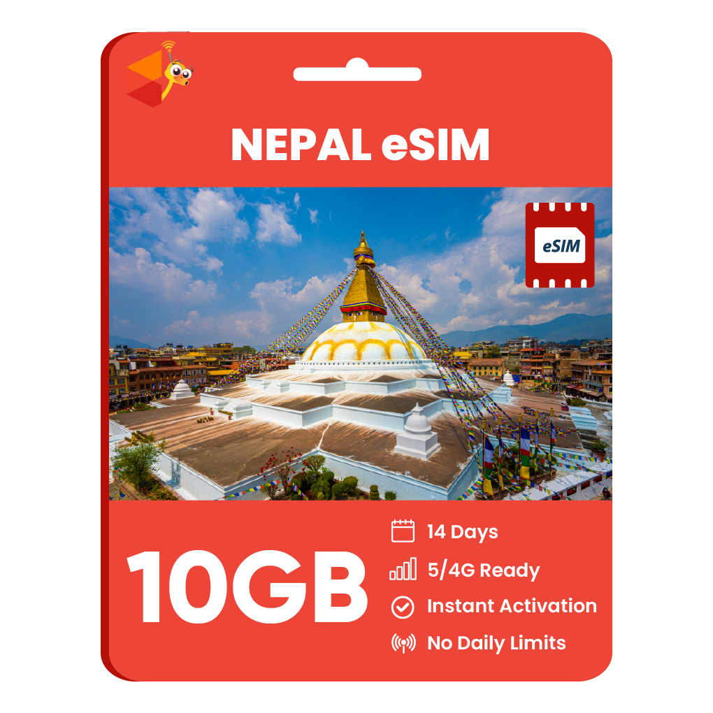 [eSIM] Nepal Data eSIM (10GB - 14 Days)