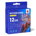 Netherlands Travel Sim Card (12GB)