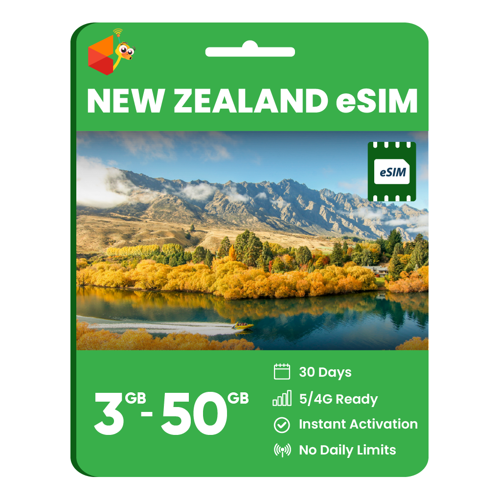 New Zealand Data eSIM