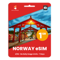 Norway eSIM: 1GB - 7 Days