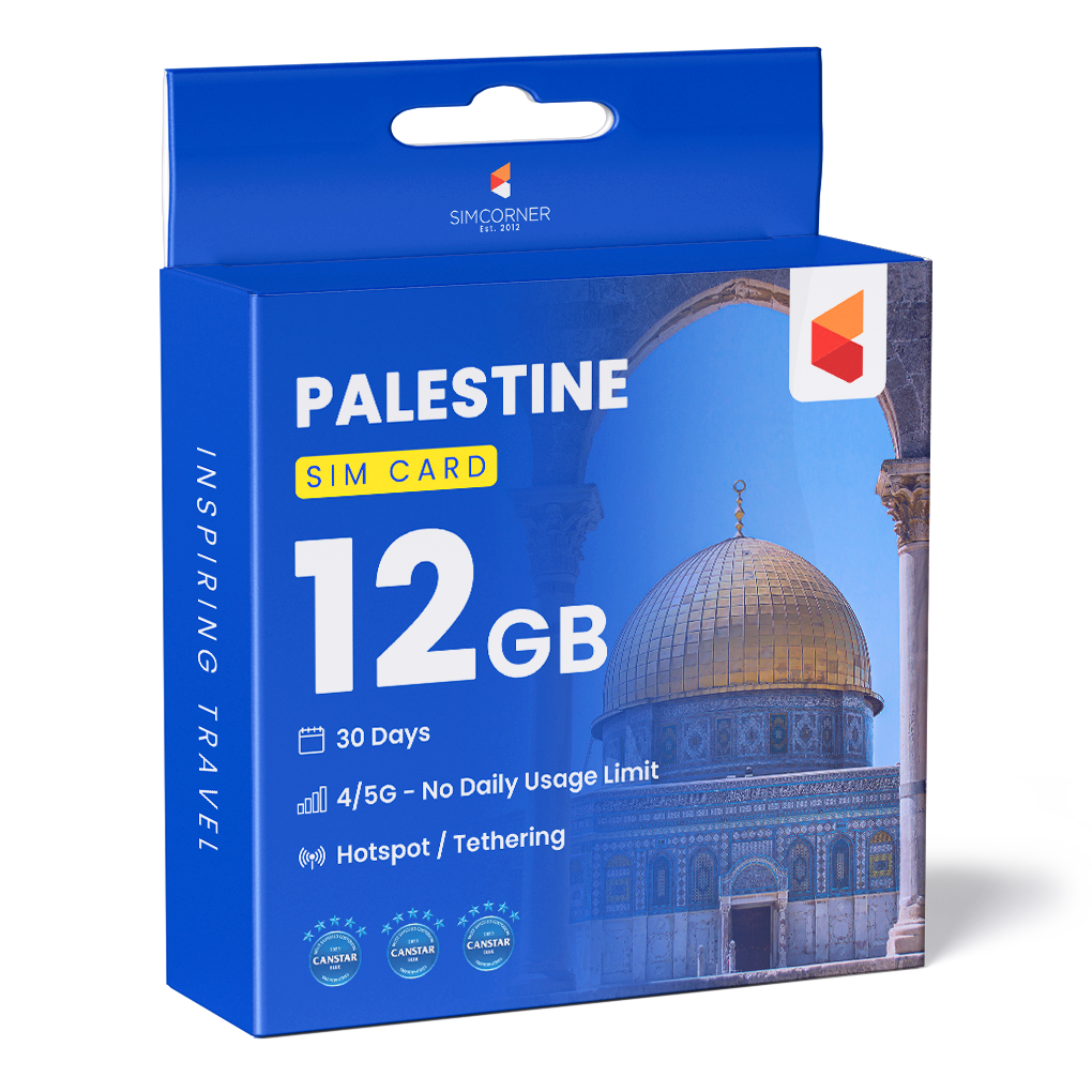 Palestine Data SIM Card(12GB)