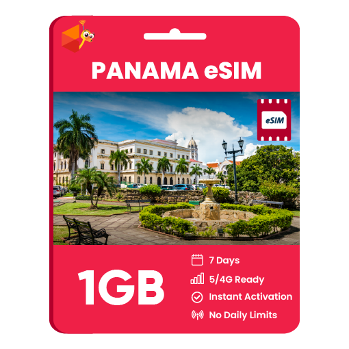 Panama eSIM: 1GB - 7 Days