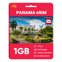 Thumbnail for Panama eSIM: 1GB - 7 Days