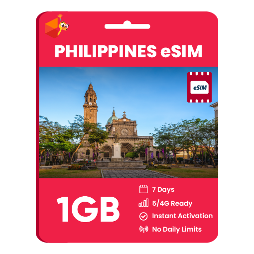 Philippines eSIM: 1GB - 7 Days