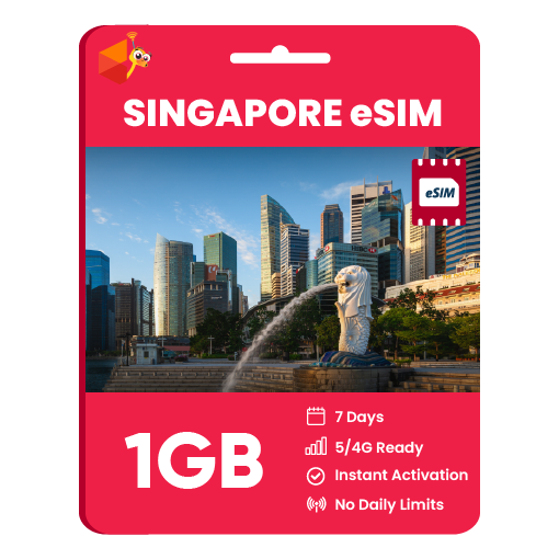 Singapore eSIM: 1GB - 7 Days