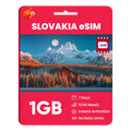 Slovakia eSIM: 1GB - 7 Days