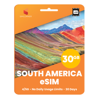 Thumbnail for South America Data eSIM