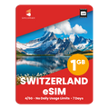 Switzerland eSIM: 1GB - 7 Days