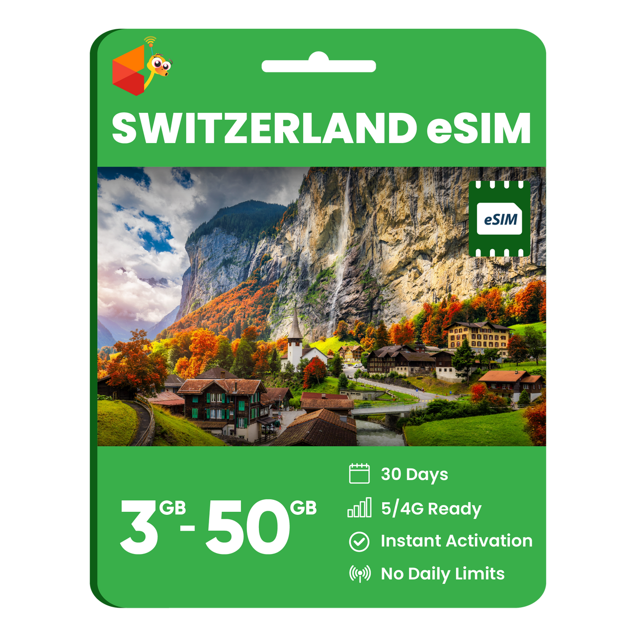 Switzerland Data eSIM