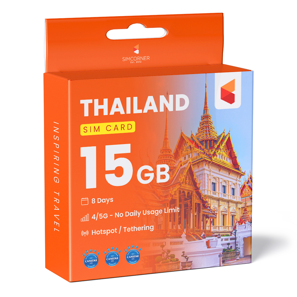 Thailand Travel Sim Card - 15GB (AIS)