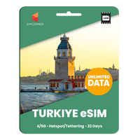 Thumbnail for [eSIM] Turkiye Unlimited Data