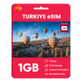 Türkiye eSIM: 1GB - 7 Days