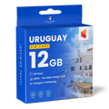 Uruguay Data SIM Card(12GB)