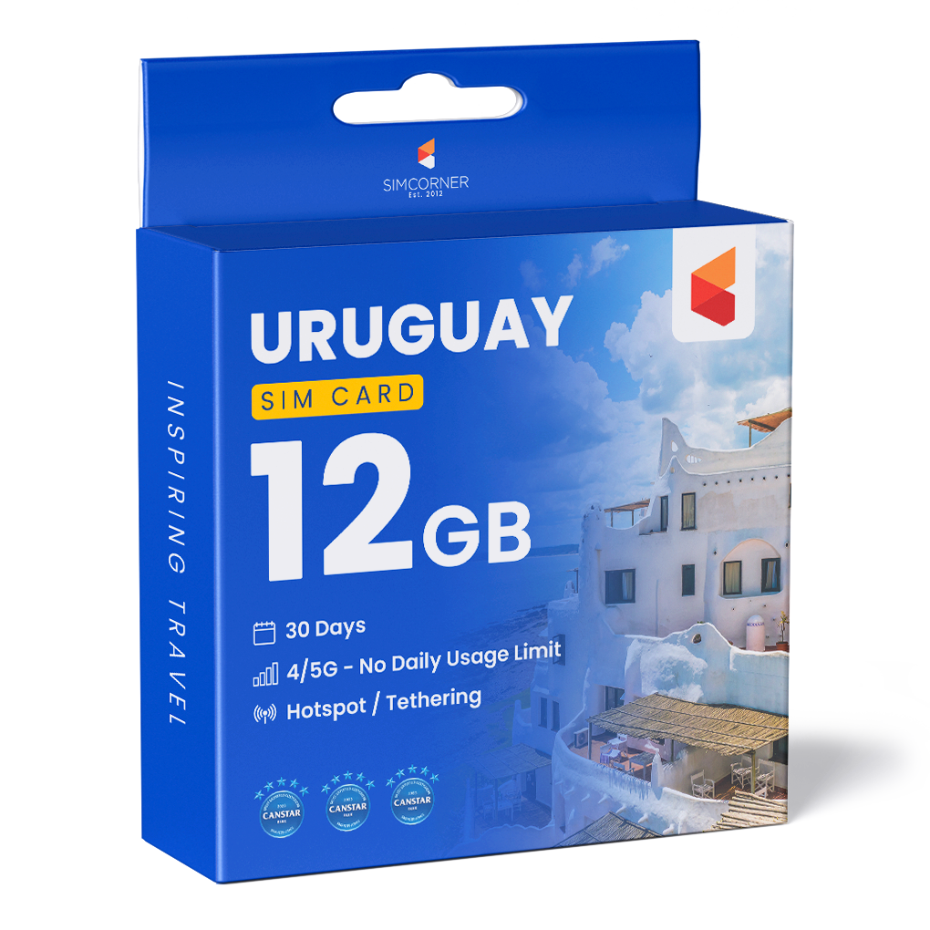 Uruguay Data SIM Card(12GB)