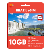 Thumbnail for [eSIM] Brazil Data eSIM (10GB - 14 Days)
