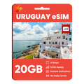 [eSIM] Uruguay Data eSIM (20GB - 31 Days)
