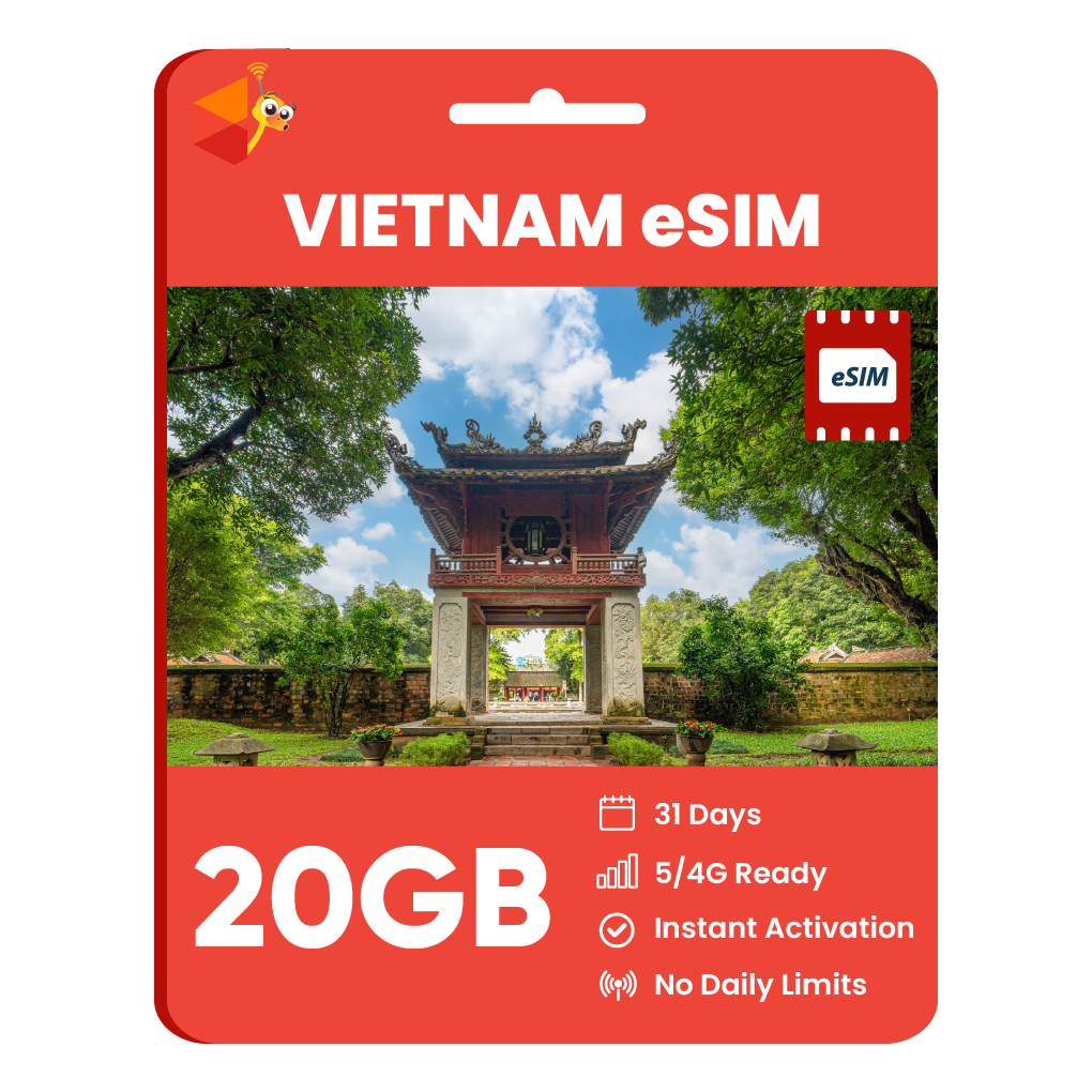 [eSIM] Vietnam Data eSIM (20GB - 31 Days)