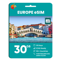 Thumbnail for [eSIM] Europe eSIM (30GB/60GB)