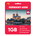 Germany eSIM: 1GB - 7 Days